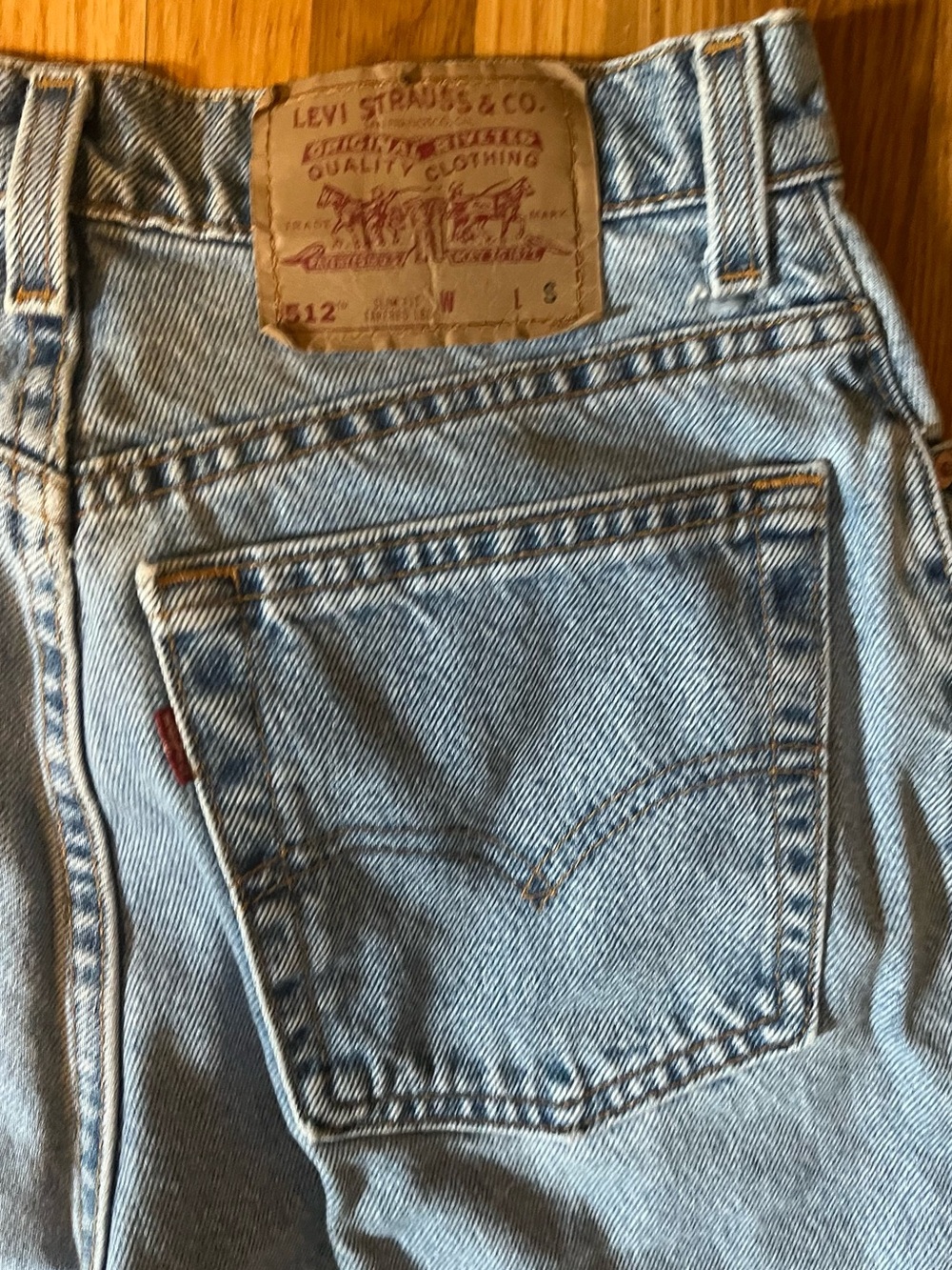 VINTAGE Levi’s 512 Slim Fit -  Size 9 Short
